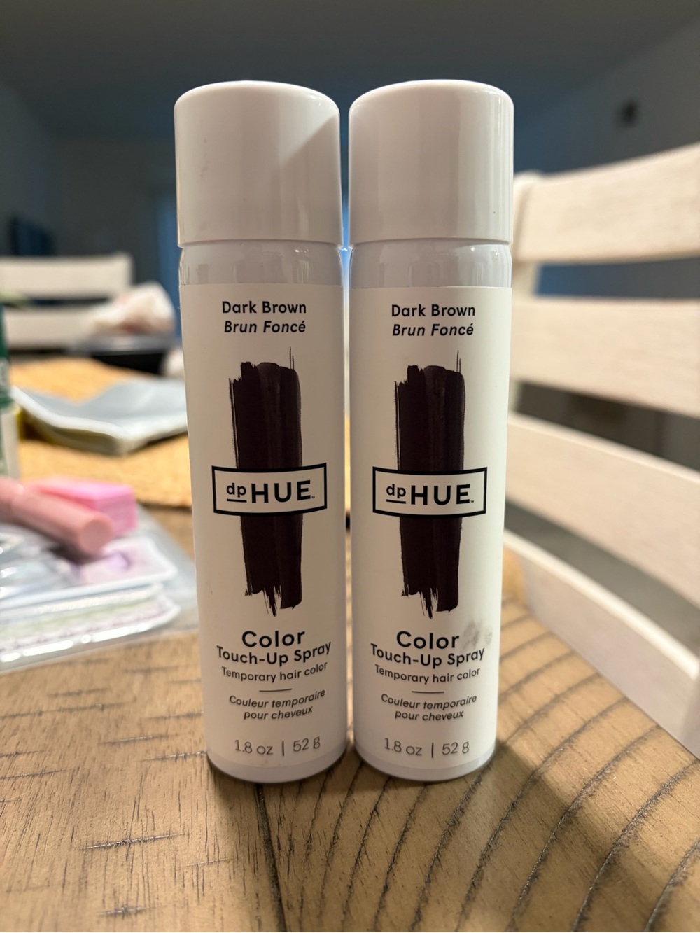 dpHUE Dark Brown Color Touch-Up Spray (2 Pack) NWT